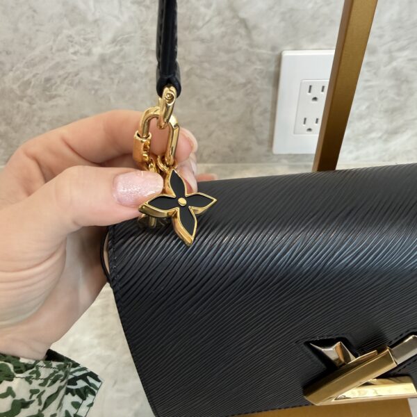 Louis Vuitton Black Epi Twist MM Shoulder Bag Edition