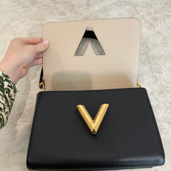 Louis Vuitton Black Epi Twist MM Shoulder Bag Edition
