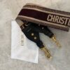 Christian Dior Canvas Embroidered Shoulder Strap