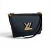 Louis Vuitton Black Epi Twist MM Shoulder Bag Edition