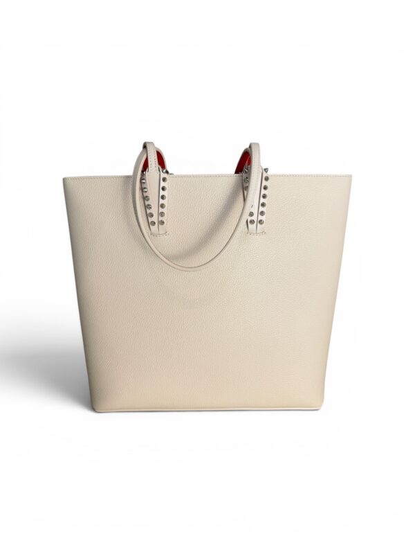 Christian Louboutin Cabata North South Zipped Tote Milk