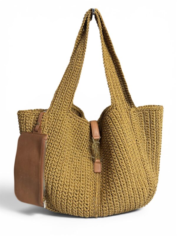 Saint Laurent (YSL) Bea Tote Raffia
