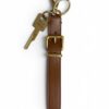 Miu Miu Cognac Leather Key Ring