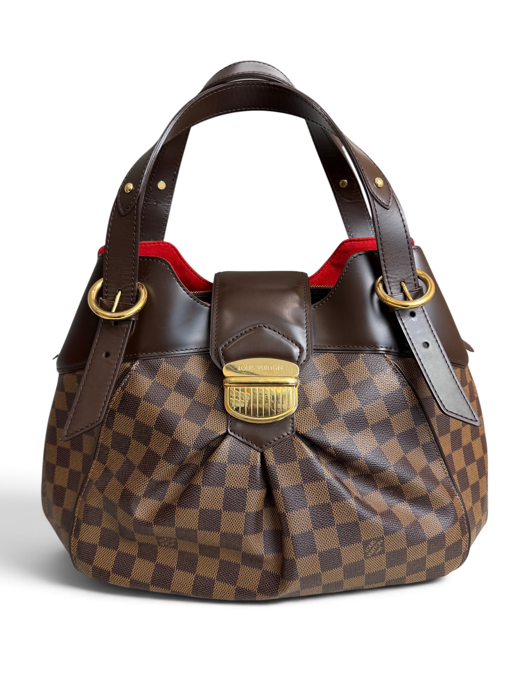 Louis Vuitton Damier Ebene Sistina Handbag Damier GM