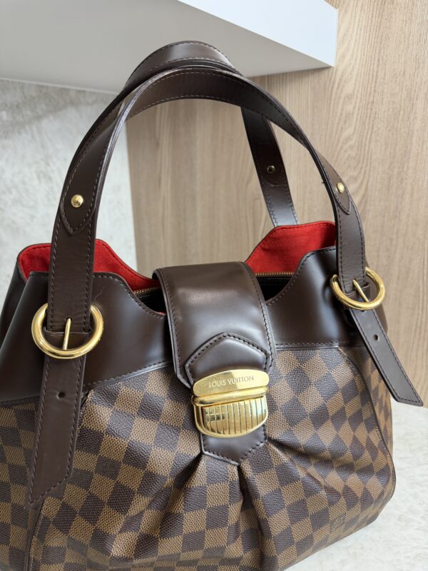 Louis Vuitton Damier Ebene Sistina Handbag Damier GM