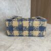 LOEWE Font Gingham Small Raffia Tote Bag