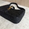 Saint Laurent (YSL) Le 5 a 7 Mini Raffia Noir