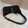 Saint Laurent (YSL) Le 5 a 7 Mini Raffia Noir