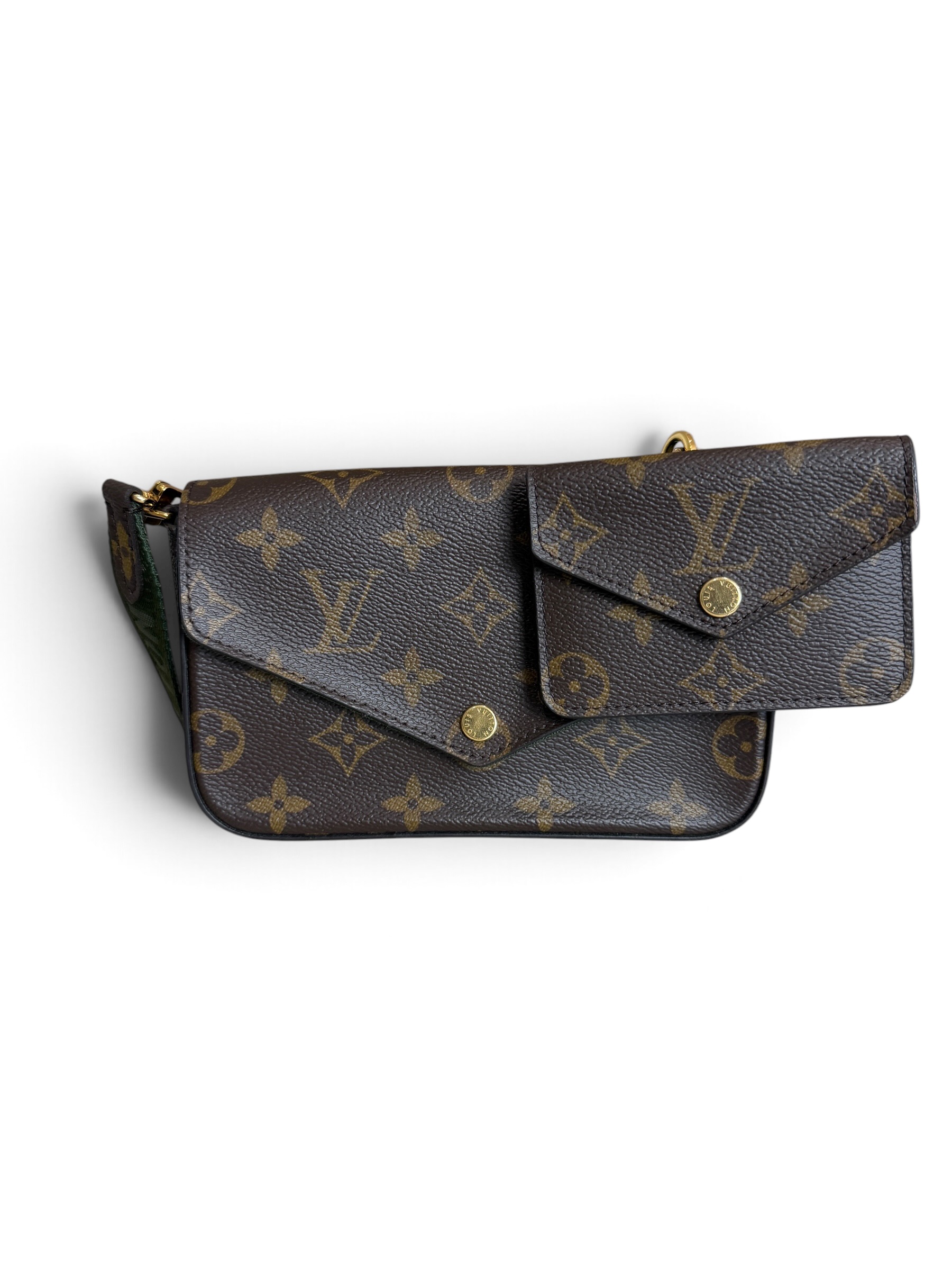 Louis Vuitton Felicie Strap Go Handbag Monogram Canvas