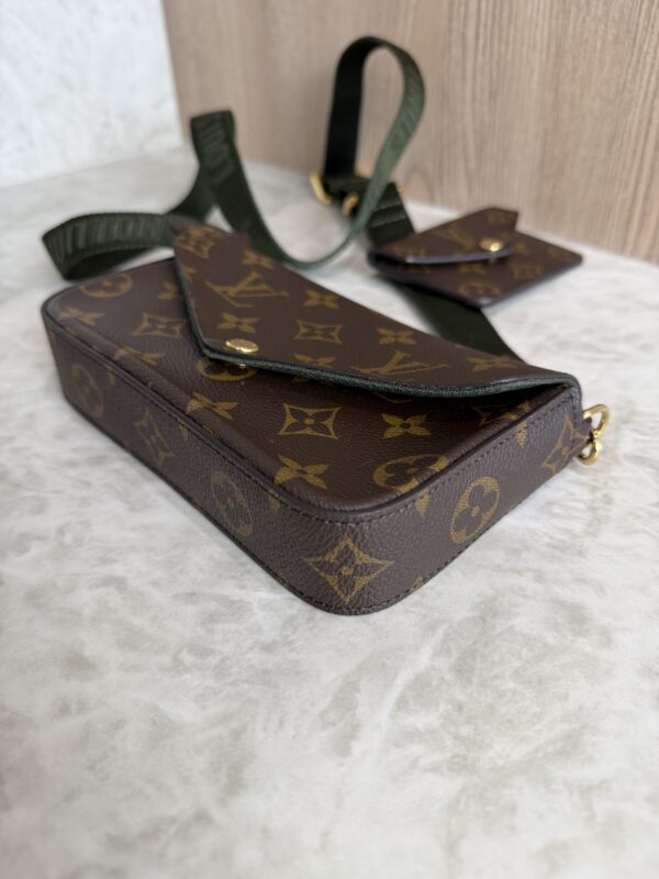Louis Vuitton Felicie Strap Go Handbag Monogram Canvas