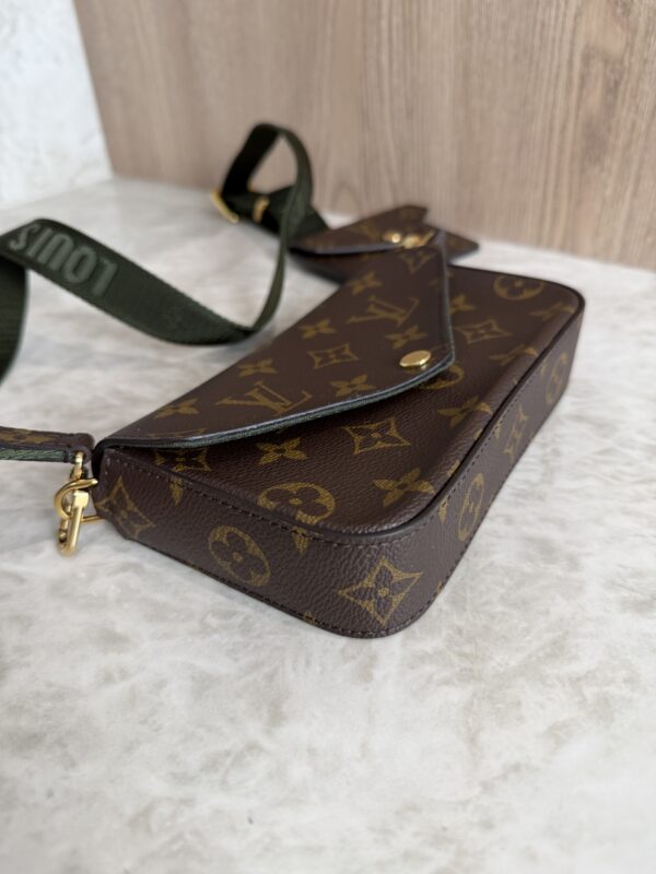 Louis Vuitton Felicie Strap Go Handbag Monogram Canvas