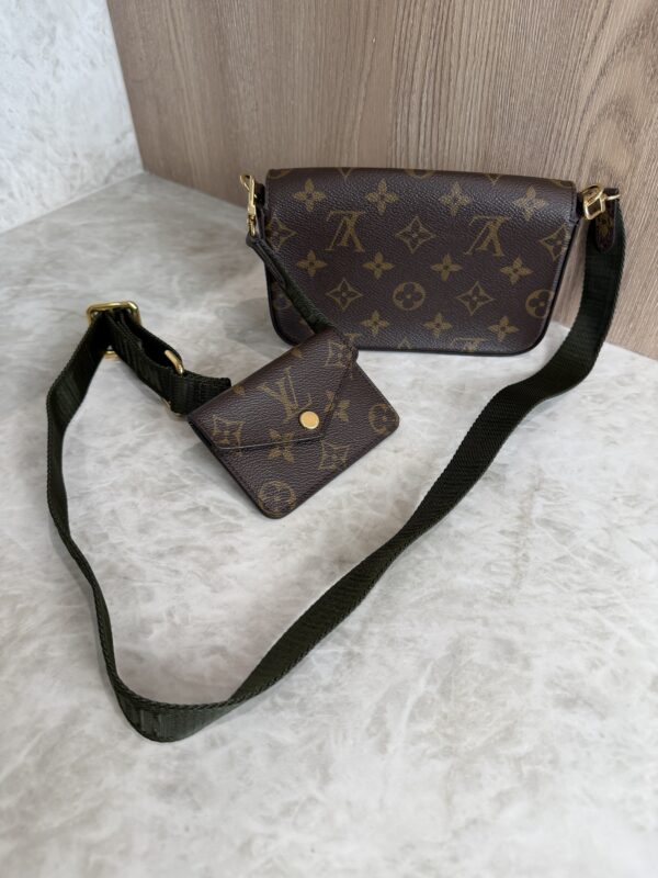 Louis Vuitton Felicie Strap Go Handbag Monogram Canvas