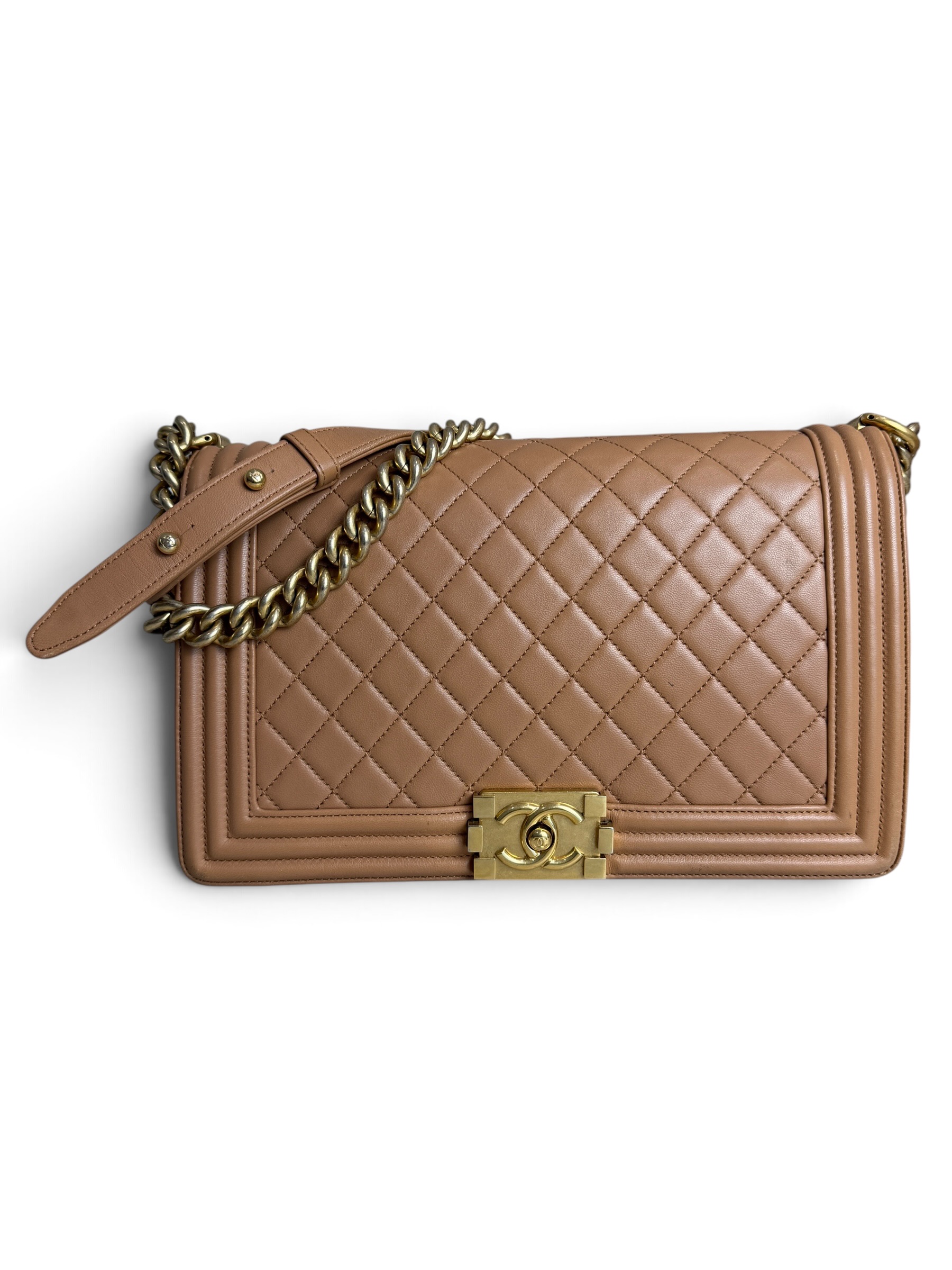 Chanel Lambskin Quilted New Medium Boy Flap