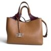 Tod's Mini Leather Tote Kenia Bordeaux