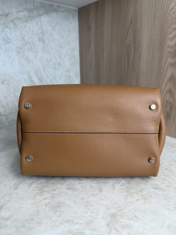 Tod's Mini Leather Tote Kenia Bordeaux
